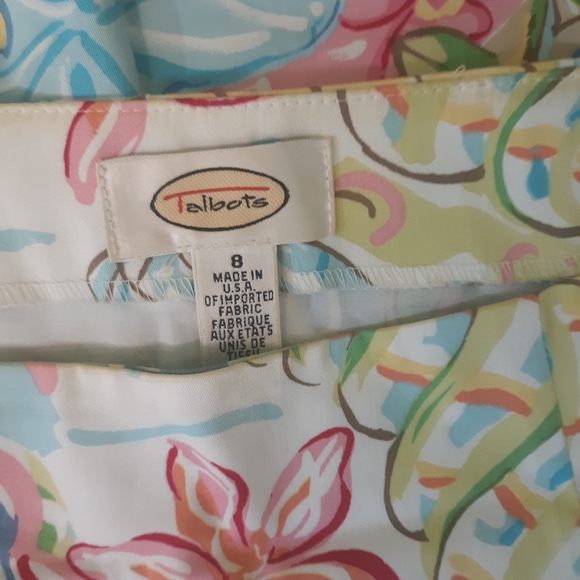 Talbots cotton blend skirt sz 8 *C4 - Picture 3 of 5